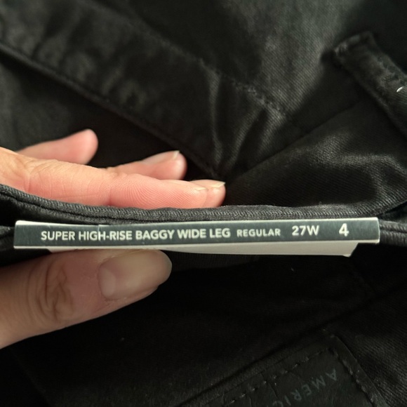 American eagle “super high rise baggy wide leg” - Picture 6 of 6